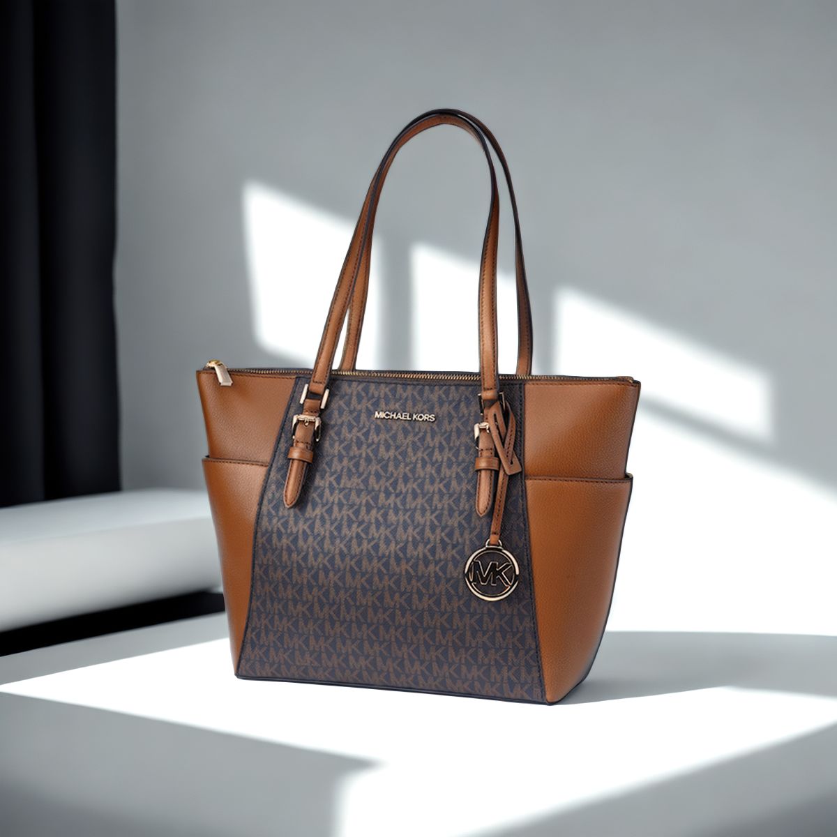 Women Bags Vietnam - MICHAEL KORS Charlotte Large Logo Top-Zip
