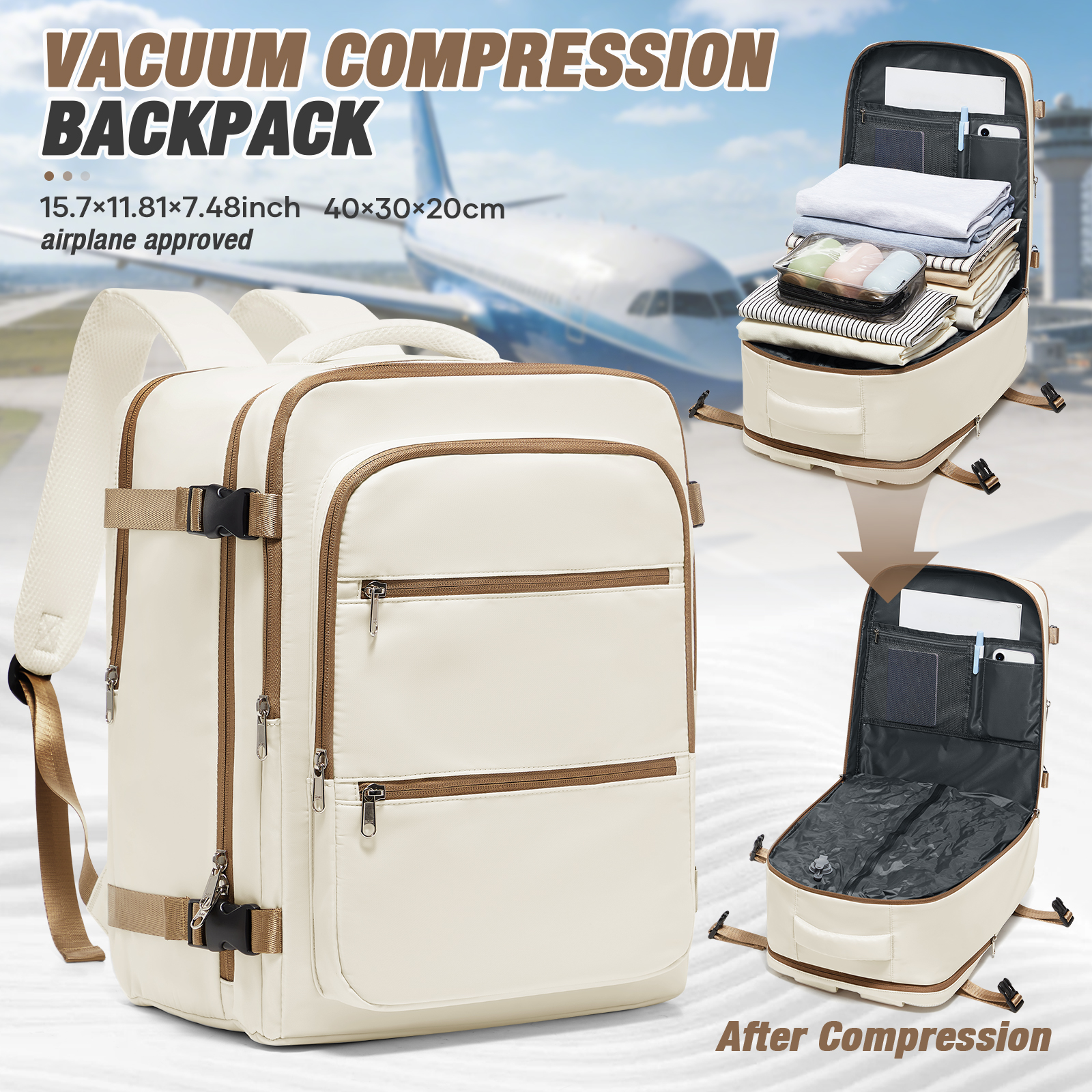 Women Bags Office - Vacuum Backpack Backpack Hand Luggage Aircraft,