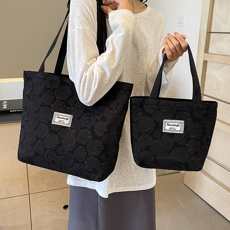 Women Bags For College - Korean Style Ins Niche Canvas Tote