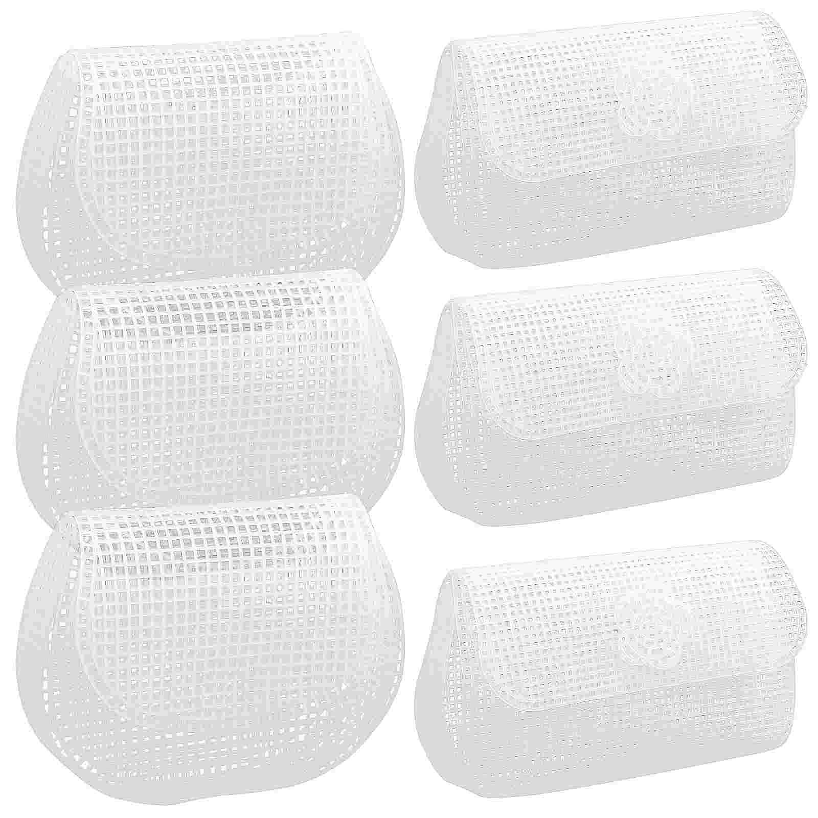 Women Bags Manufacturer - 6 Pcs DIY Plastic Mesh Canvas
