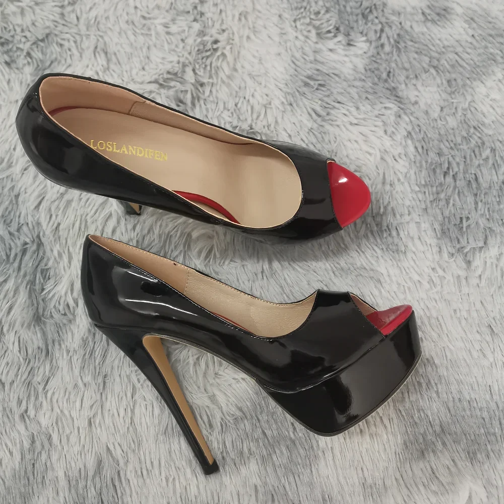 Women Bags Ysl - LOSLANDIFEN Women Pumps Sexy Peep Toe