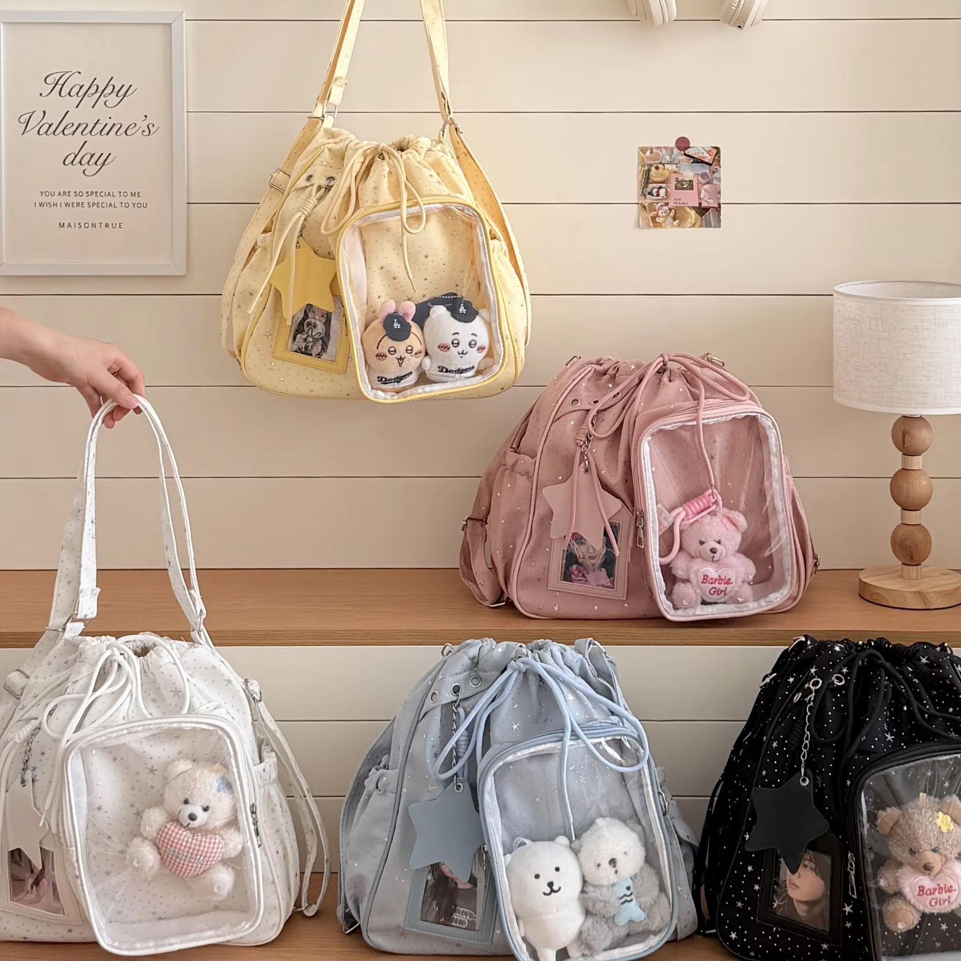 Large-capacity student pentagr - Women Bags For College ulasan dan harga