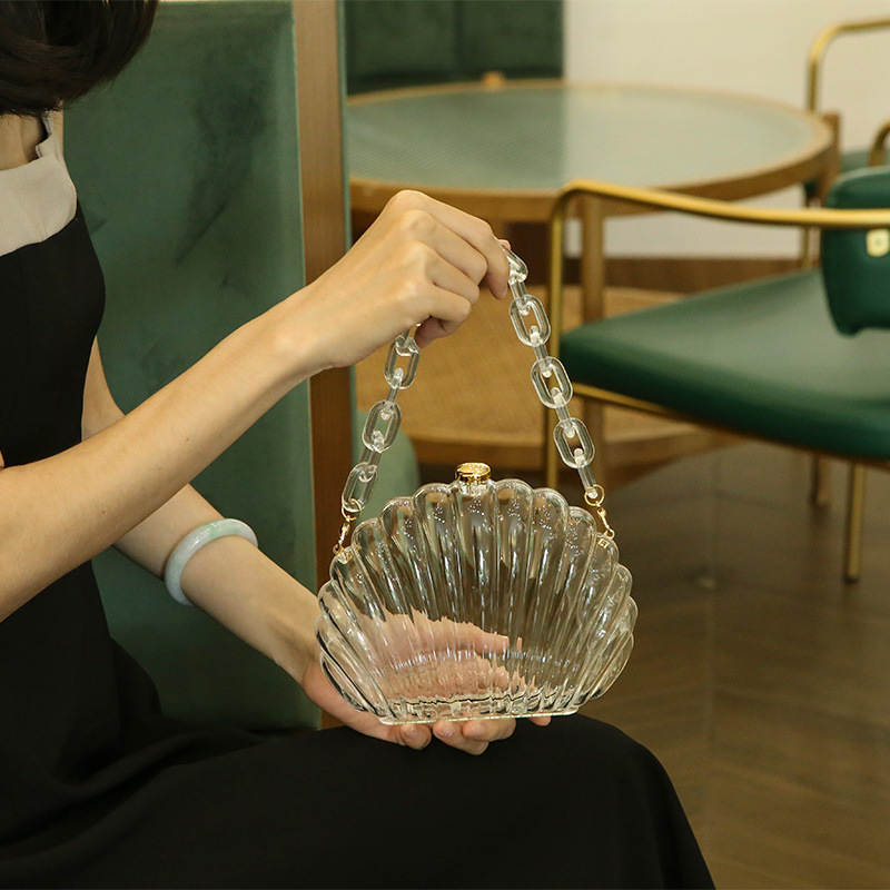 Transparent Acrylic Shell bag  - Women Bags Ysl ulasan dan harga