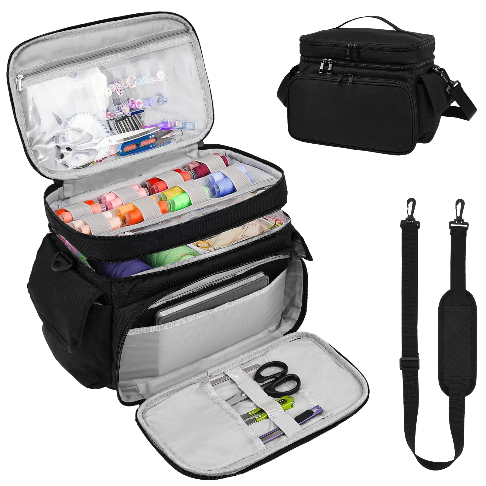 Large Sewing Bag Wool Knitting - Crochet Market Bag ulasan dan harga