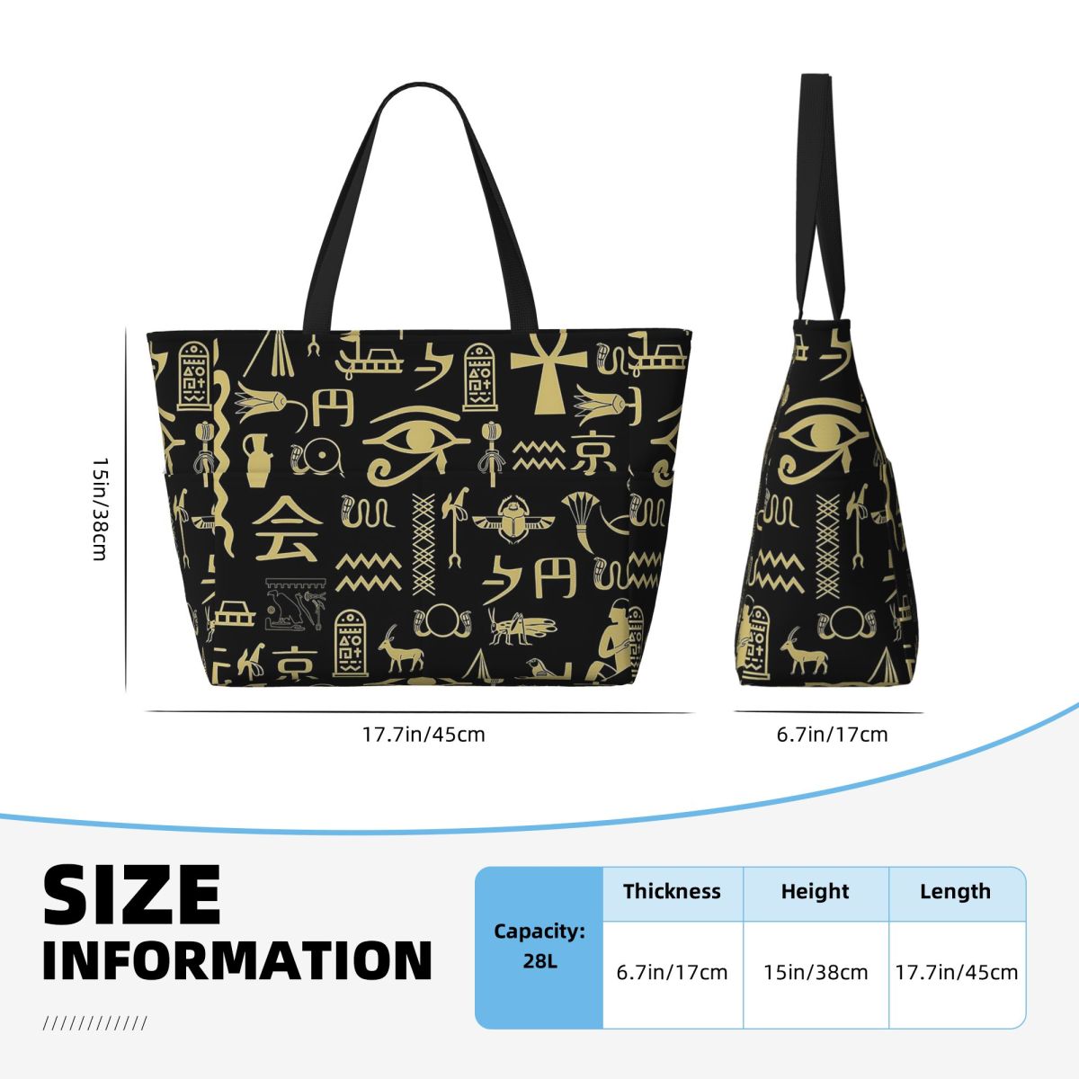 Ancient Egypt God Horus And An - Women Bags Egypt ulasan dan harga