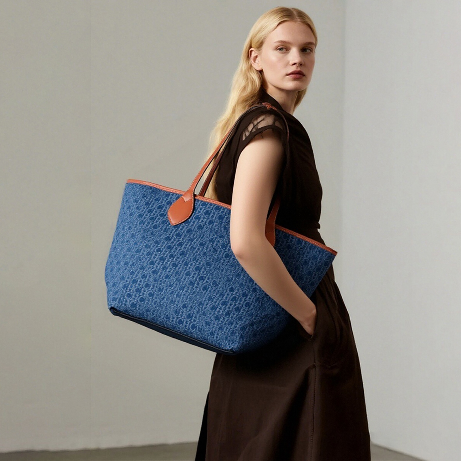 Fashion Classic Women's Large  - Women Bags Office ulasan dan harga