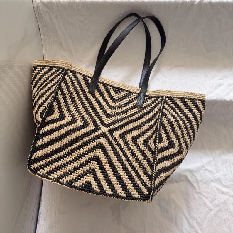 Oversized large Raffia straw t - Women Bags 2026 Trends ulasan dan harga
