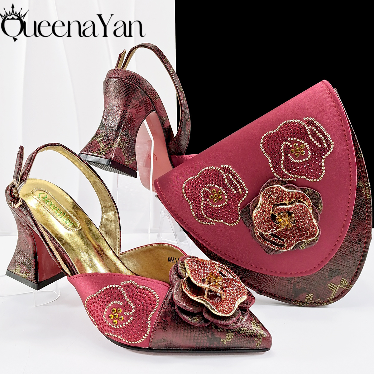 Queena Yan 2025 Red&Wine Color - Women Bags Designer ulasan dan harga