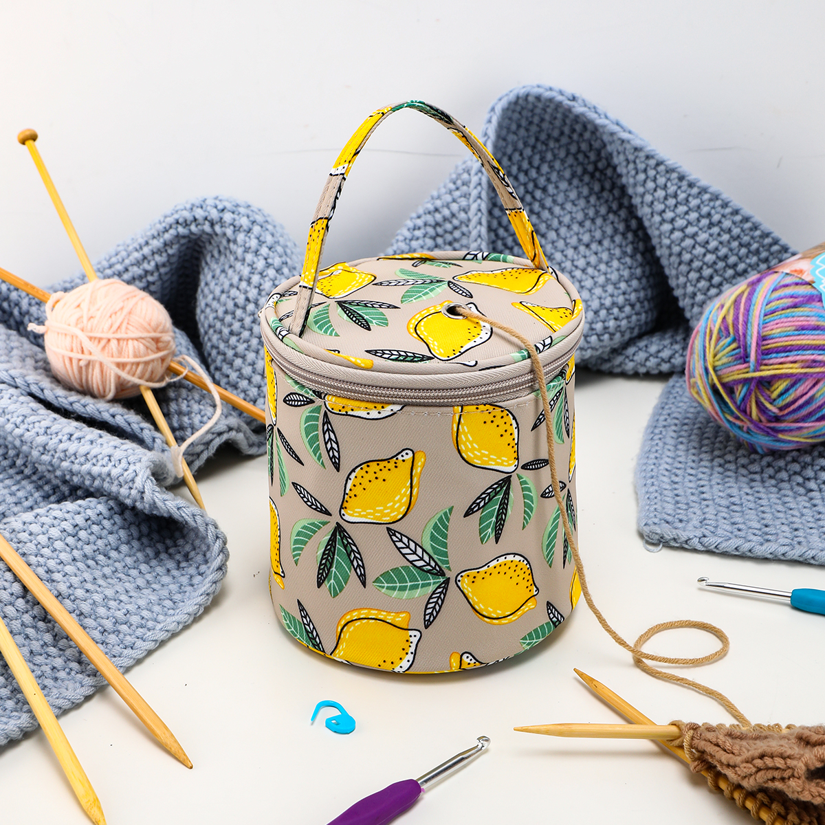 Empty Small Yarn Storage Bag L - Crochet Market Bag ulasan dan harga