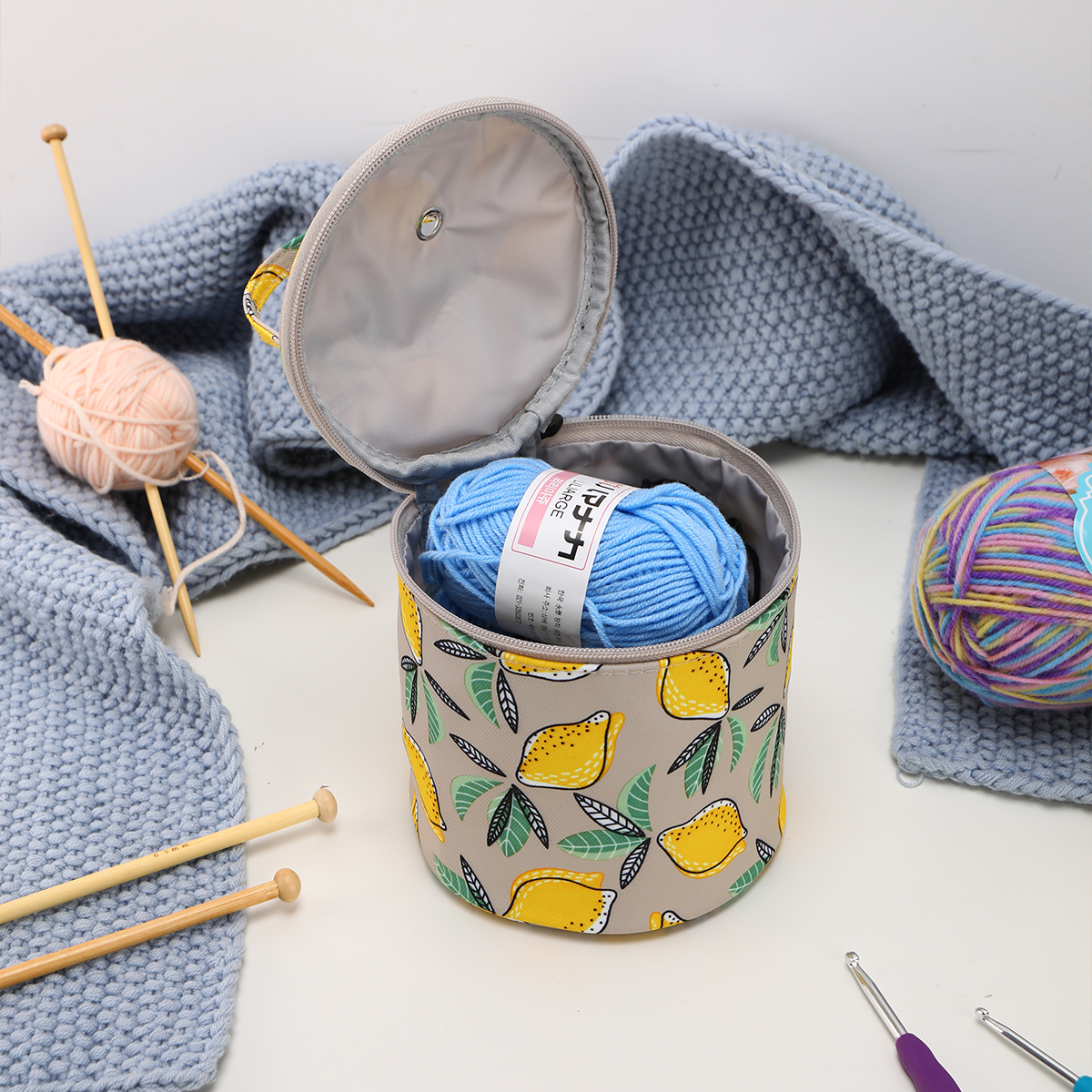 Empty Small Yarn Storage Bag L - Crochet Market Bag ulasan dan harga