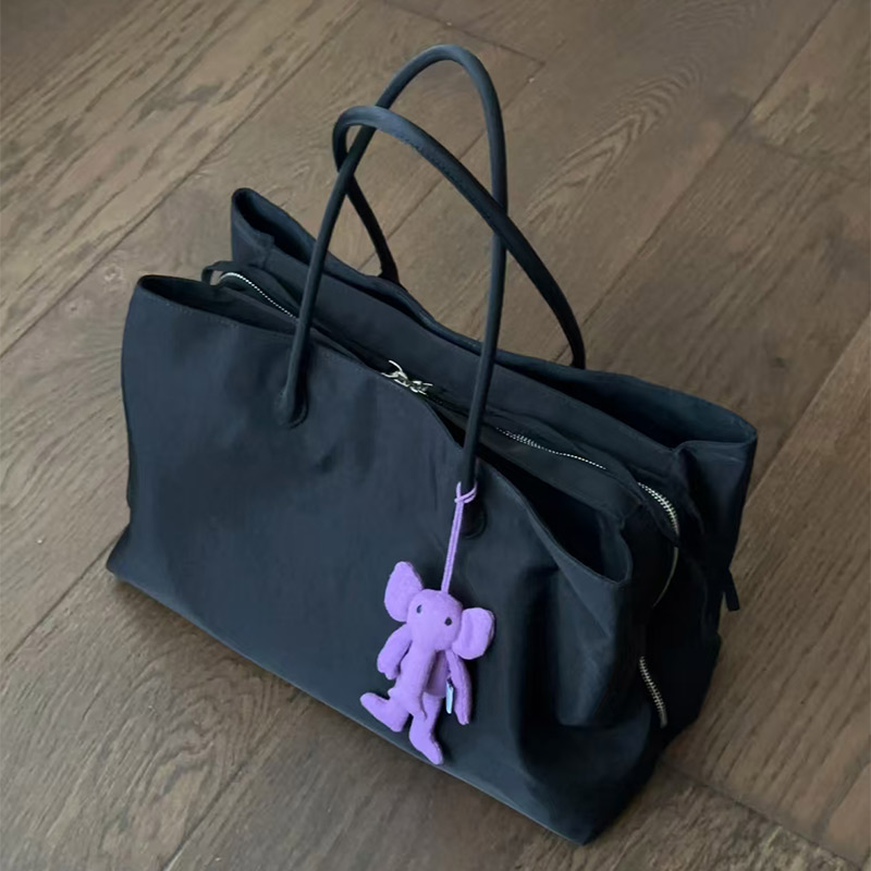 Suede Canvas Color-block Tote  - Shopper Tote Canvas ulasan dan harga
