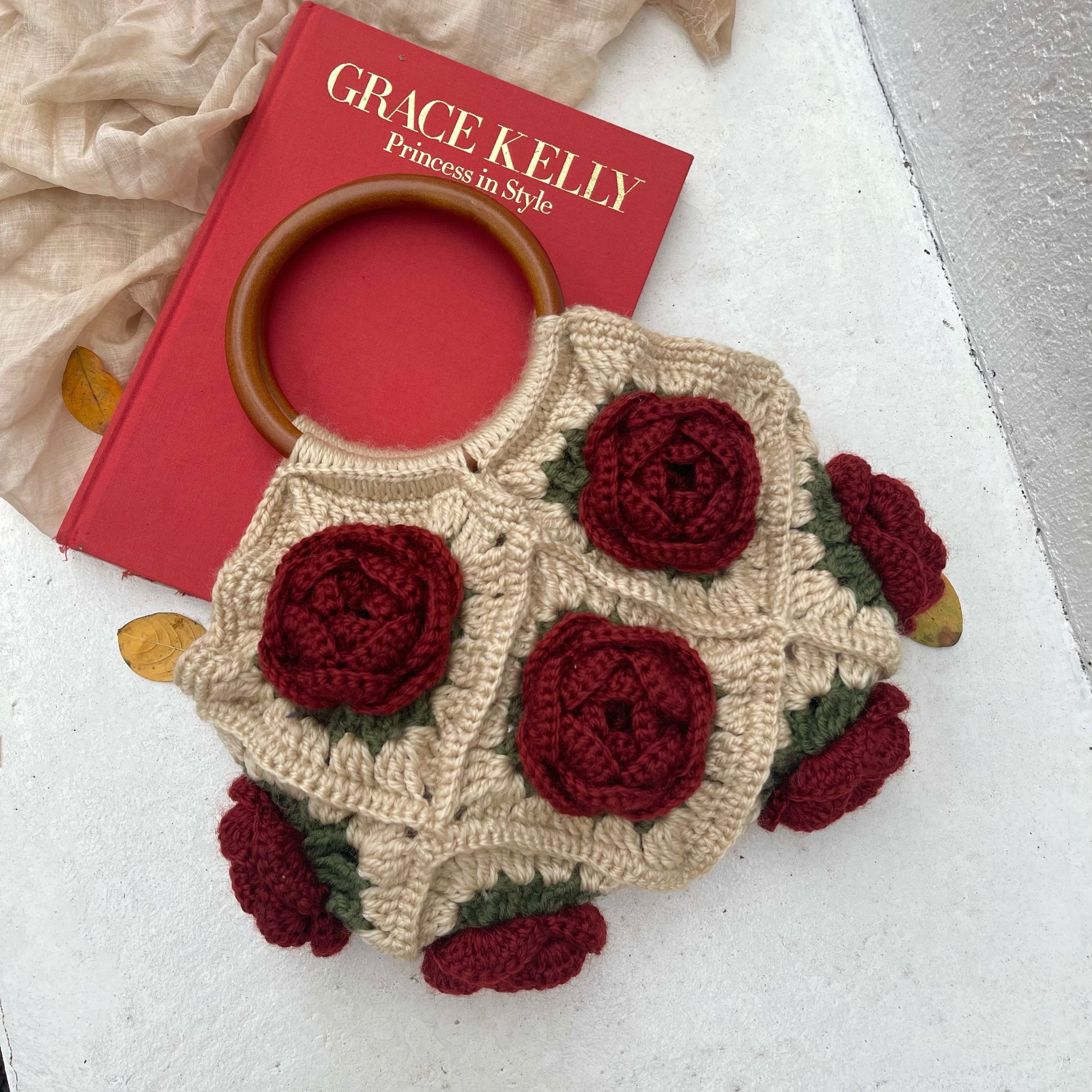Fashion Original Design Fashio - Crochet Market Bag ulasan dan harga