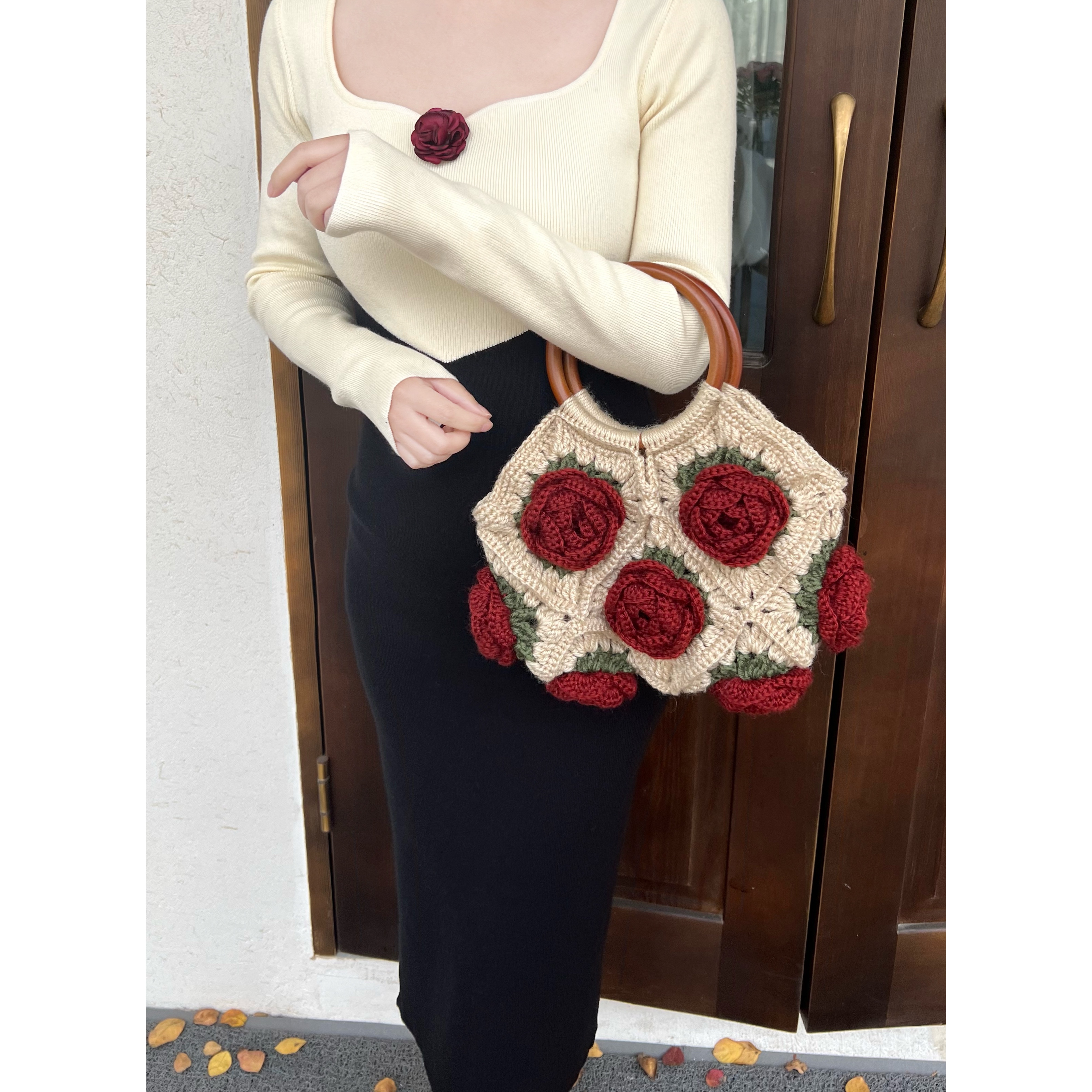 Fashion Original Design Fashio - Crochet Market Bag ulasan dan harga