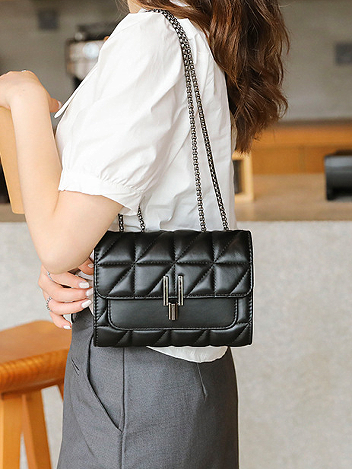 Classic Quilted Detail Square  - Women Bags Ysl ulasan dan harga