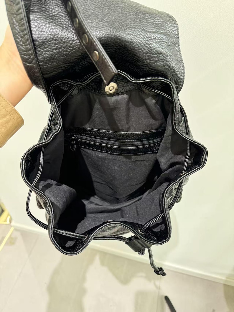 Gothic Punk PU Leather Shoulde - Women Bags For College ulasan dan harga