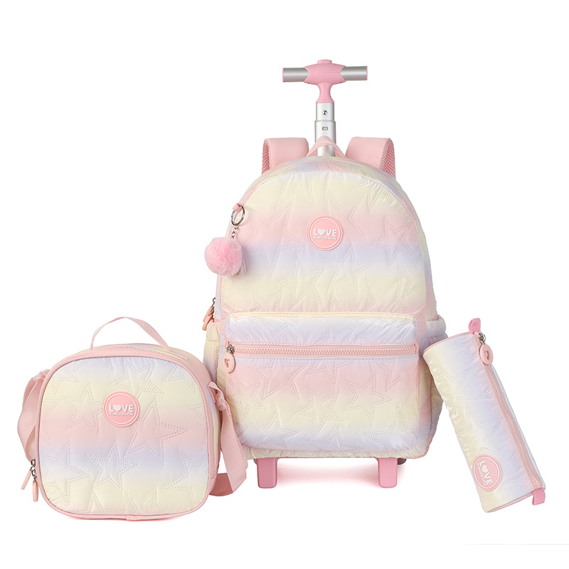 School Backpack set Rolling Ba - Women'S Kipling Bags ulasan dan harga