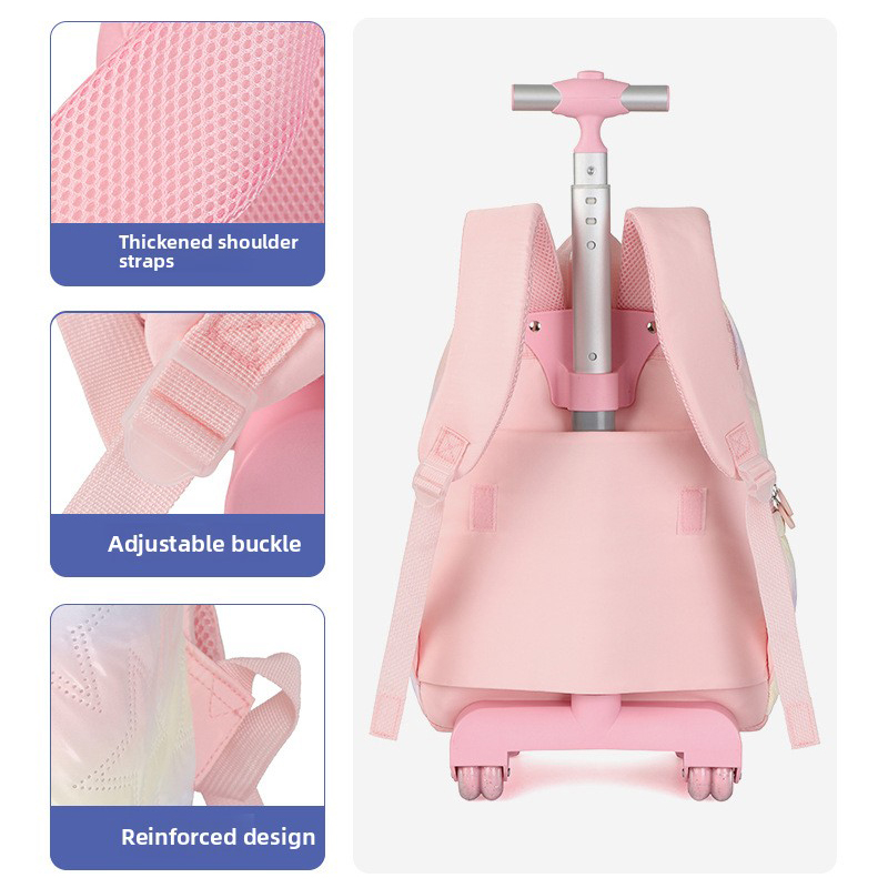 School Backpack set Rolling Ba - Women'S Kipling Bags ulasan dan harga