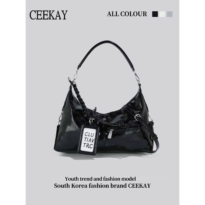 2026 CEEKAY Glossy Leather Hob - Women Bags 2026 Trends ulasan dan harga