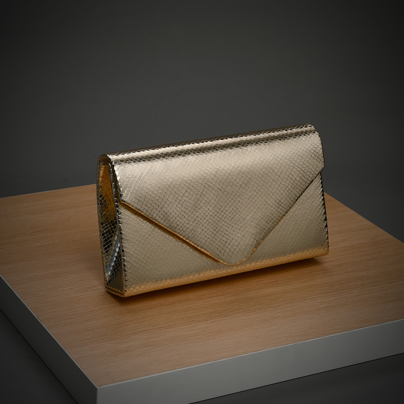 Gold Style Elegant Evening Bag - Flap Bag Envelope ulasan dan harga