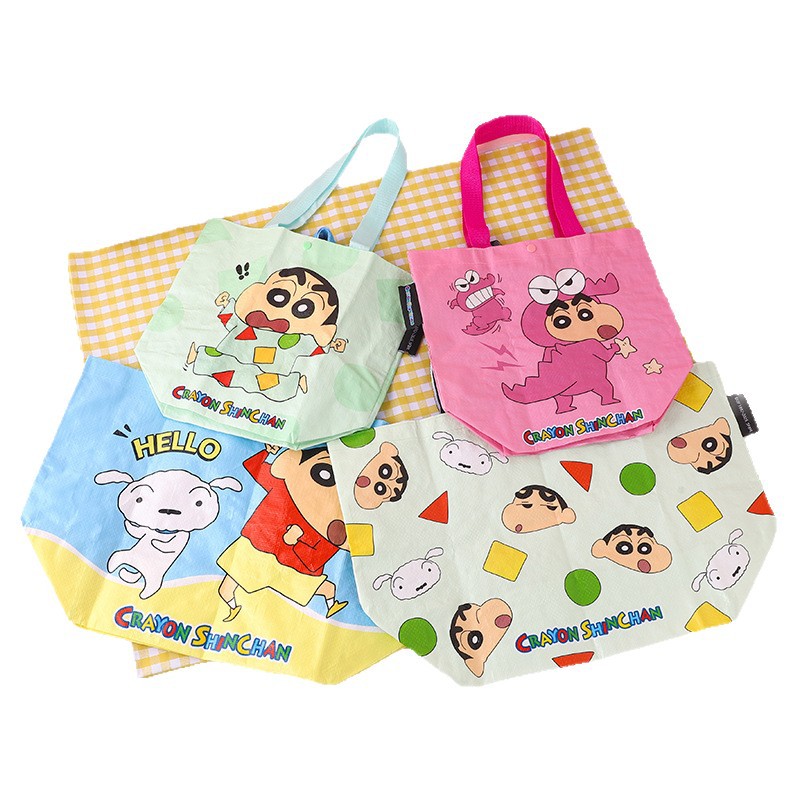 Crayon Shin-chan Cartoon Canva - Shopper Tote Canvas ulasan dan harga