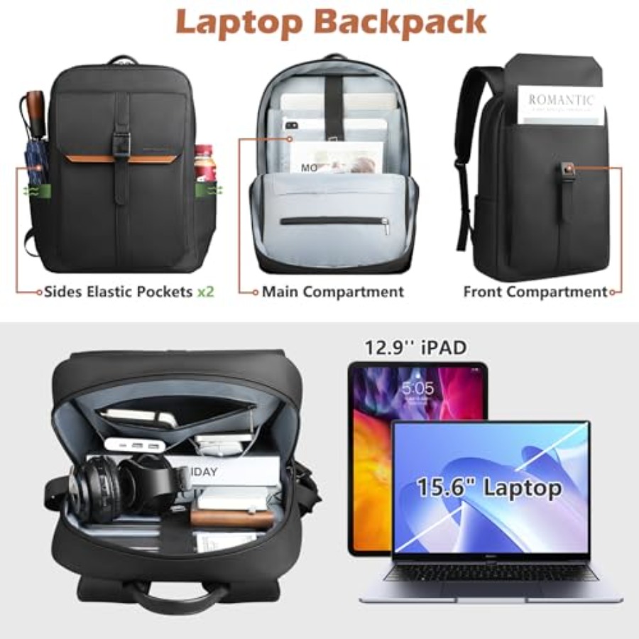 Slim Laptop Backpack for Men W - Women Bags Work ulasan dan harga