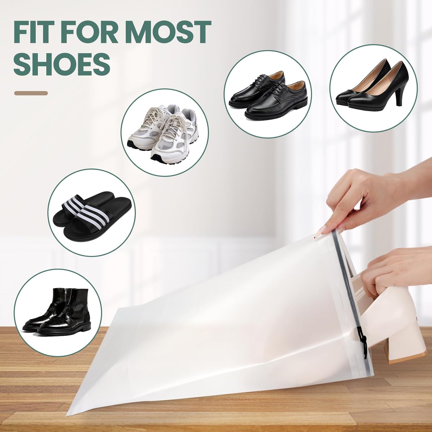 23 Pack Shoe Bags for Travel,  - Women X Bags ulasan dan harga