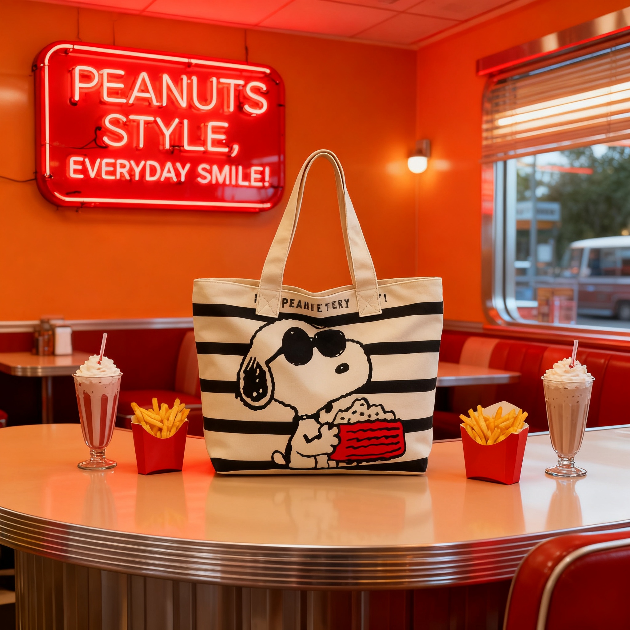Snoopy Cartoon Large Capacity  - Women Bags Office ulasan dan harga