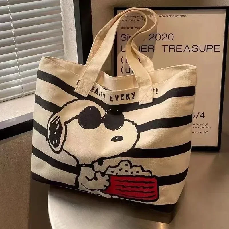 Snoopy Cartoon Large Capacity  - Women Bags Office ulasan dan harga