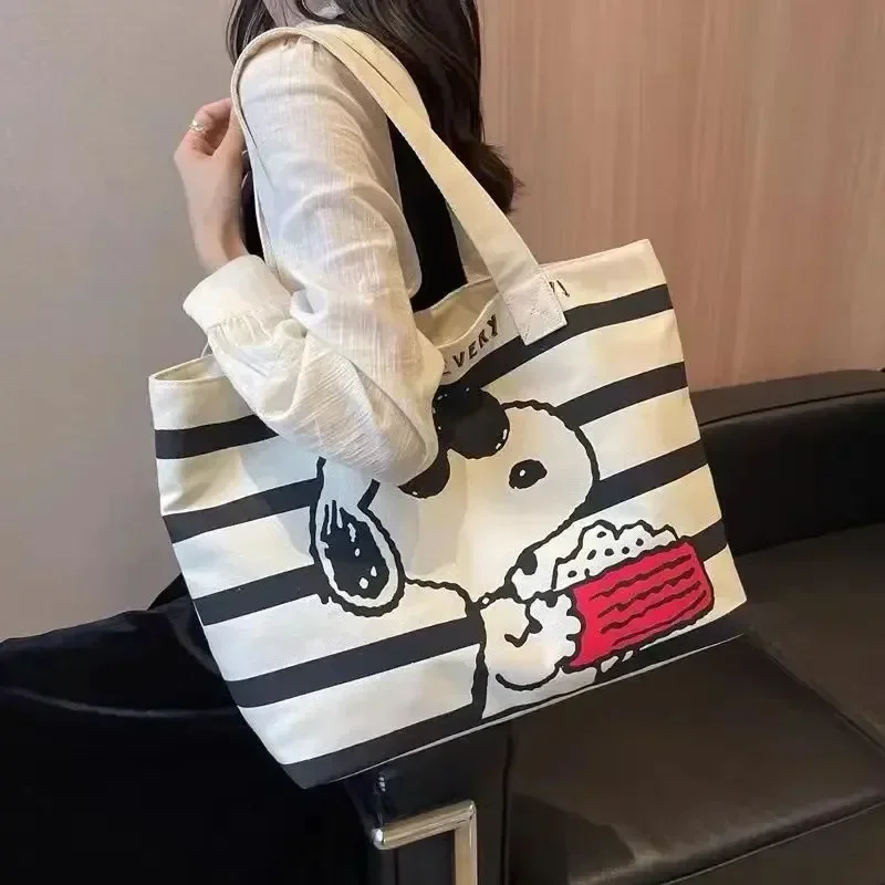Snoopy Cartoon Large Capacity  - Women Bags Office ulasan dan harga