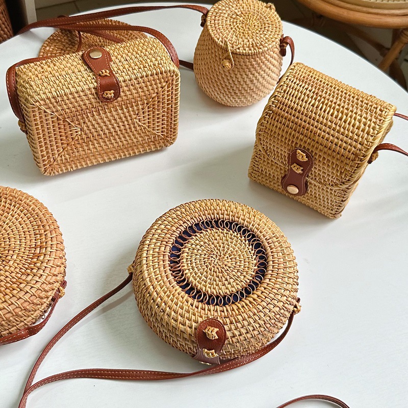 Vietnam Style Rattan Weaving B - Women Bags Vietnam ulasan dan harga