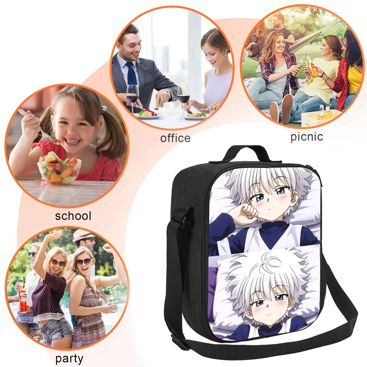 Anime Hunter X Hunter Lunch Ba - Women X Bags ulasan dan harga
