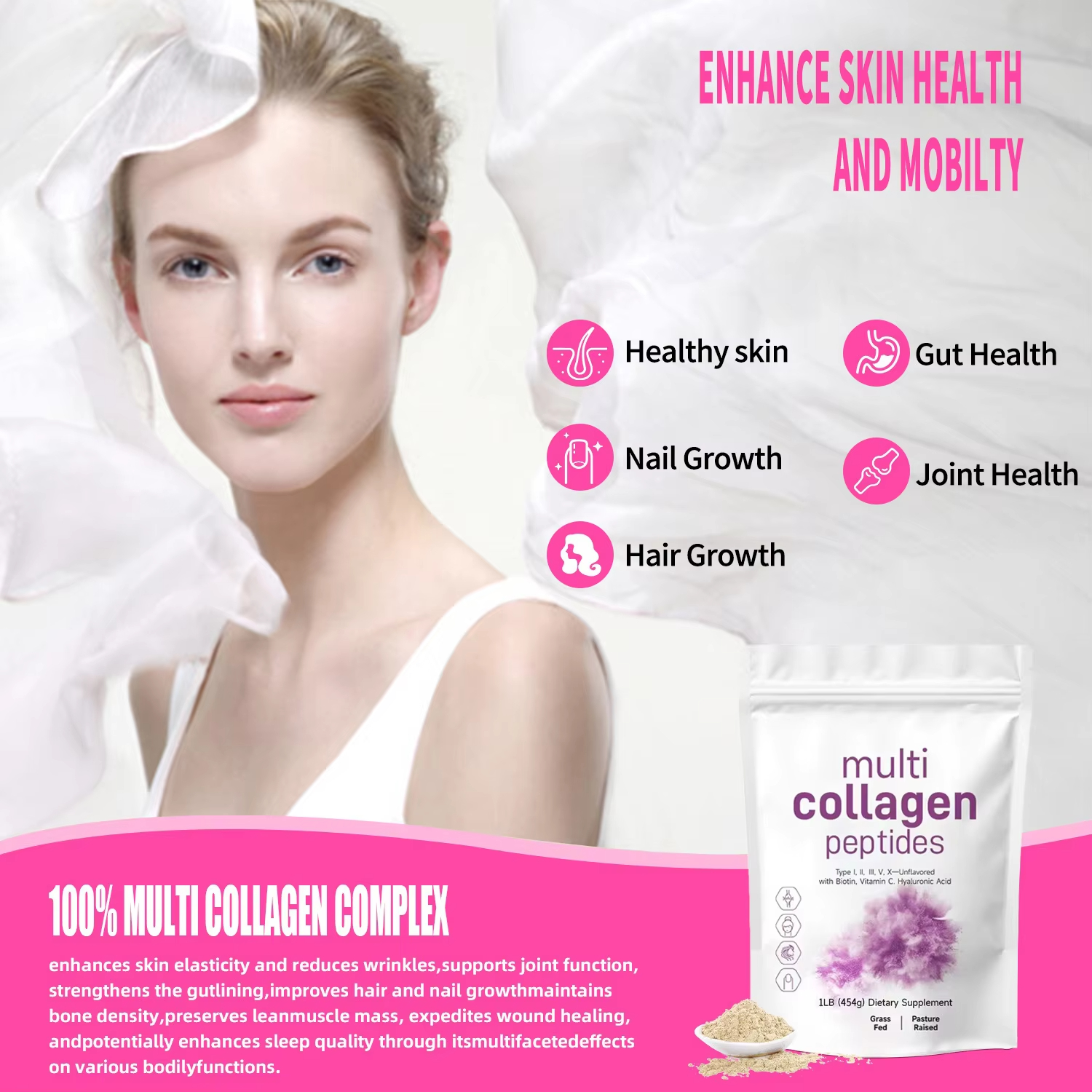 454G Multi Collagen Peptides P - Women X Bags ulasan dan harga