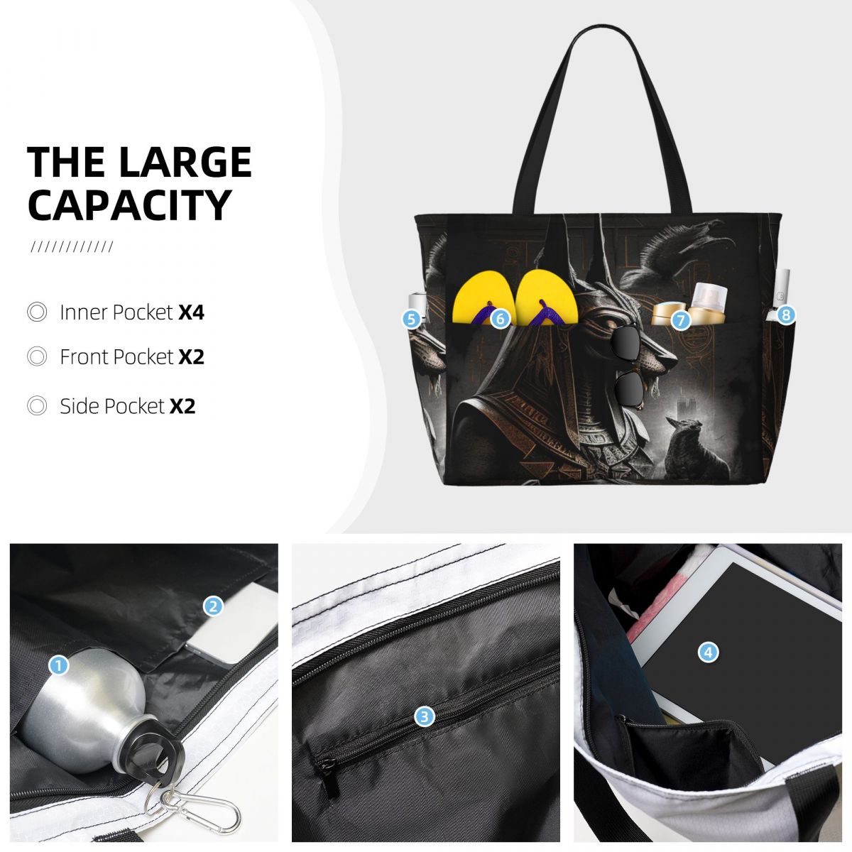 Ancient Egypt God Anubis Egypt - Women Bags Egypt ulasan dan harga