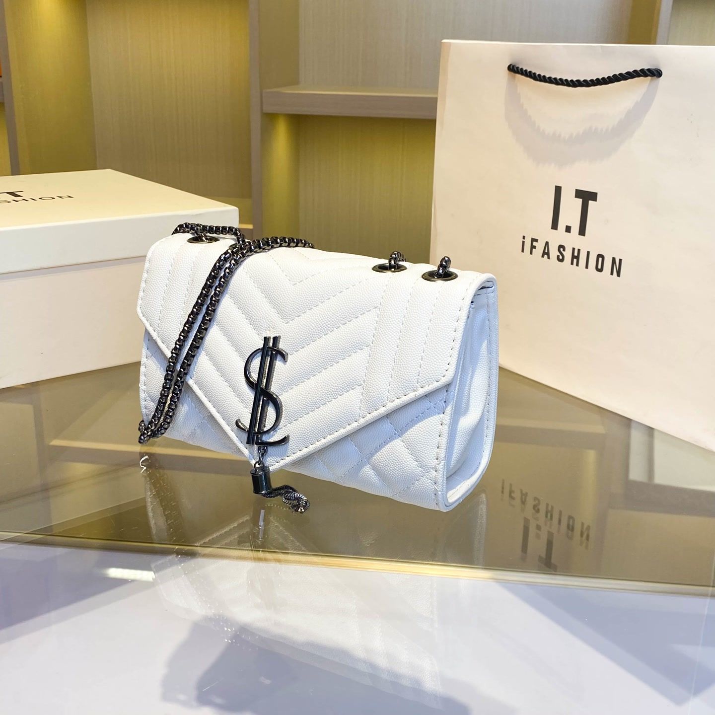 Small Square Bag for Women Ver - Women Bags Ysl ulasan dan harga