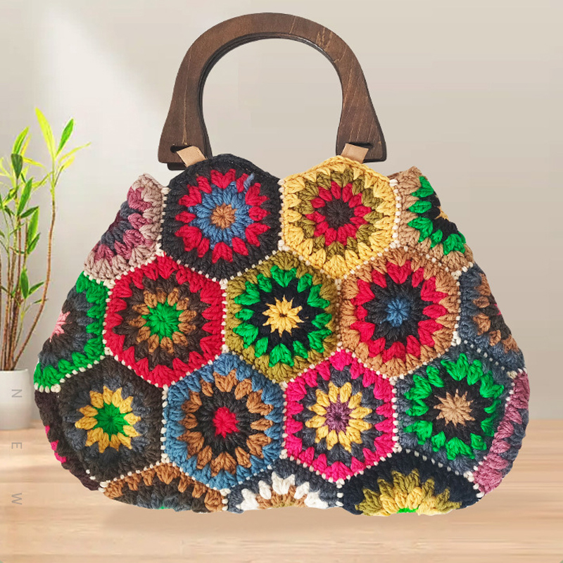 Bohemian Granny SquareCrochet  - Women Bags 2026 Trends ulasan dan harga