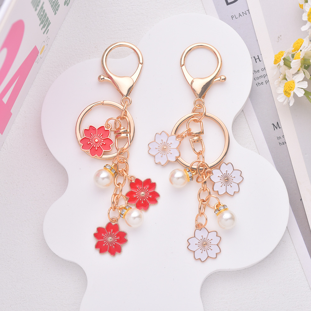Pearl Keychain Charm Cute Chic - Women Bags Ysl ulasan dan harga