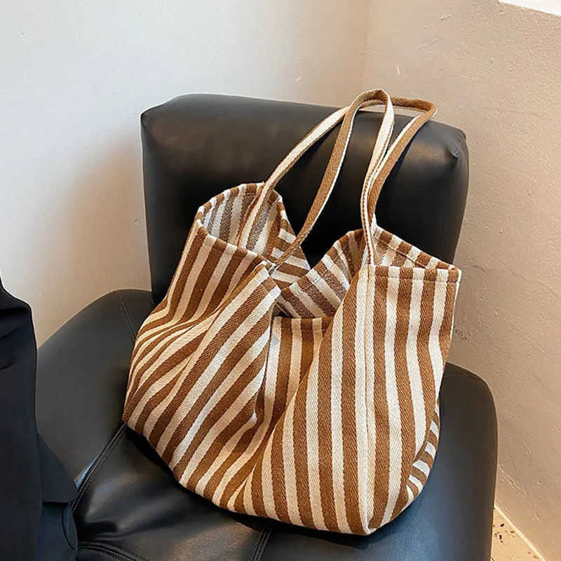 Large Capacity Canvas Bag for  - Shopper Tote Canvas ulasan dan harga